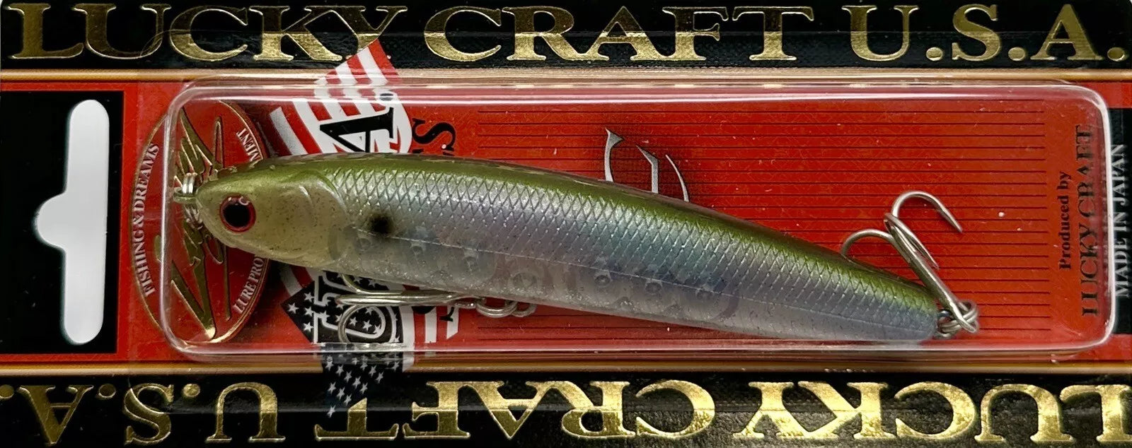 best bass lucky craft lures Lucky Craft Wander 95 Ghost Green Herring