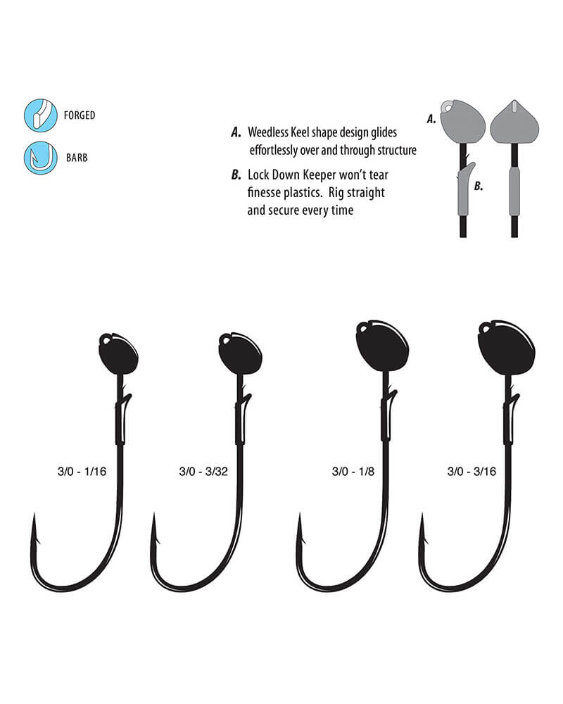 Gamakatsu G-Finesse Tricky Head Hook