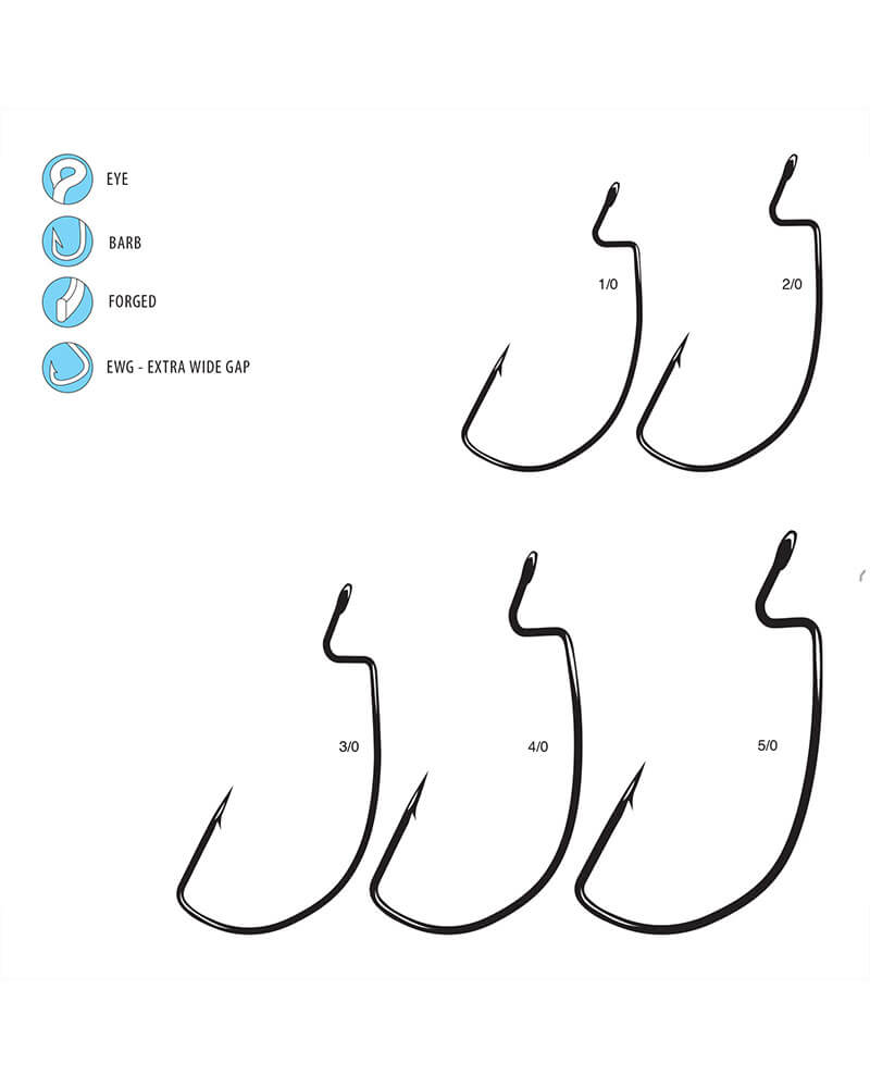 Gamakatsu Deep Throat Wide Gap Hook