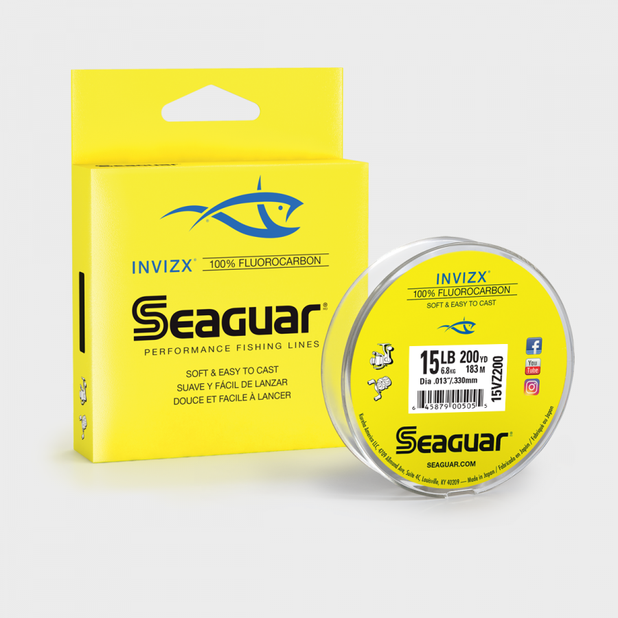 Seaguar INVIZX Fluorocarbon Fishing Line
