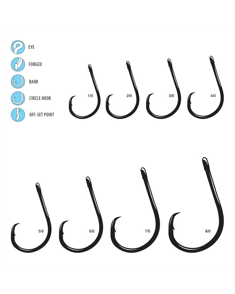 Gamakatsu Octopus Circle Straight Eye 4X Strong Hook