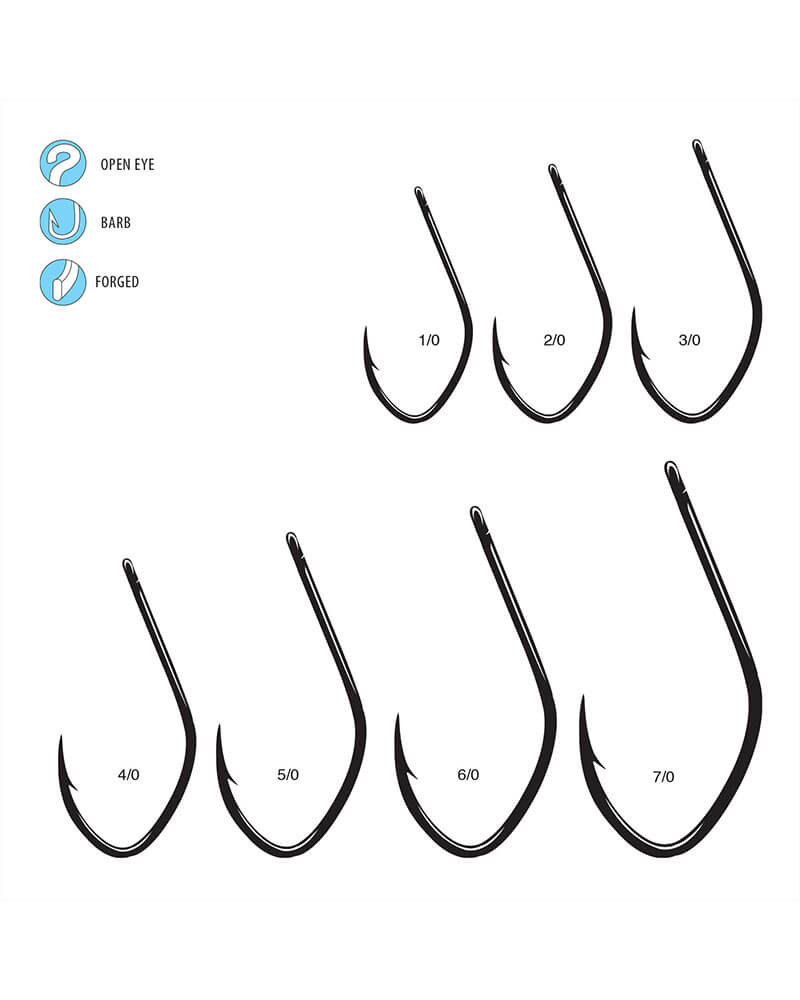 Gamakatsu Big River Bait Open Eye Hook