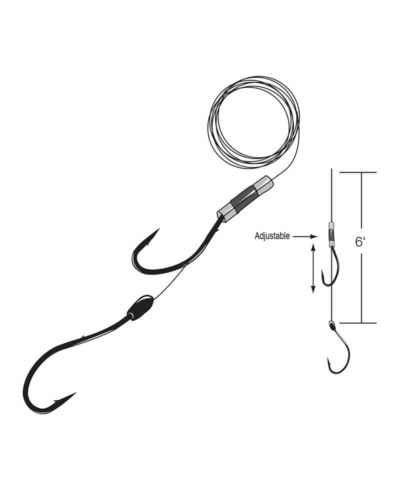 Gamakatsu Walley LG Two Hook Rig