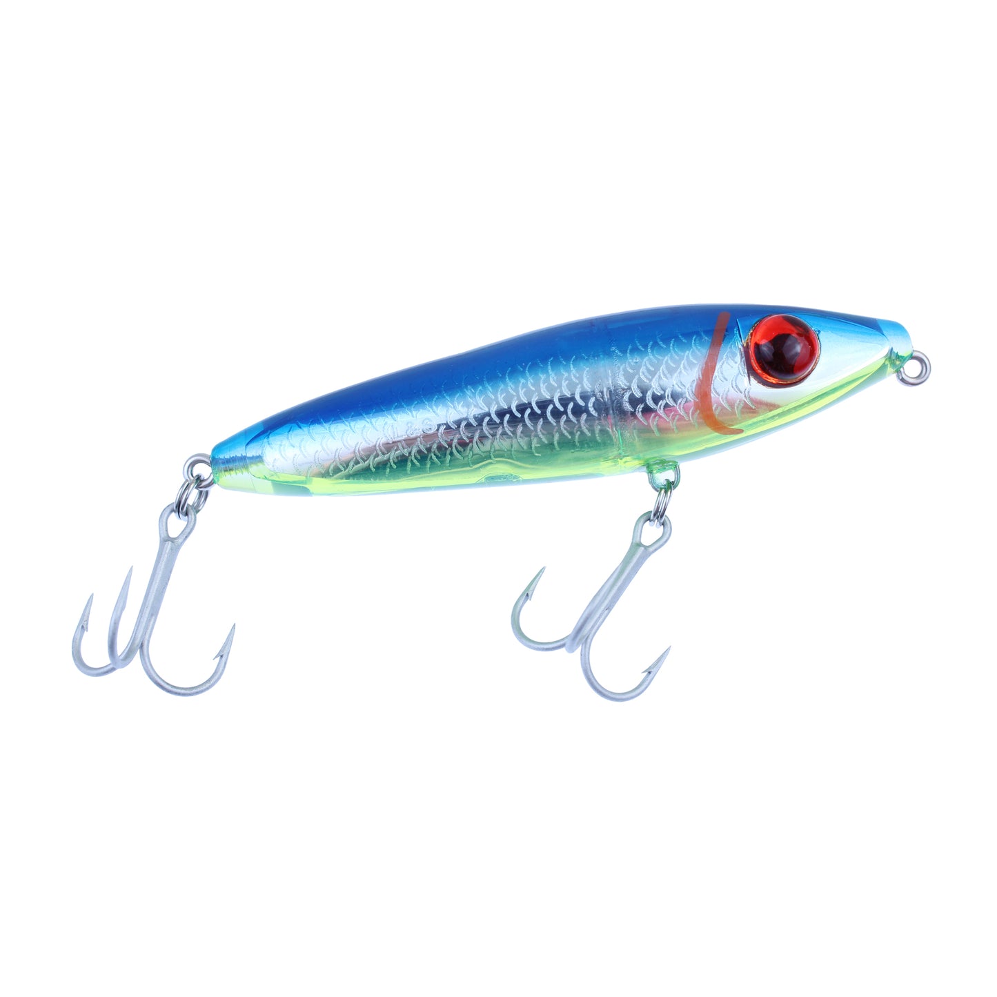Mirrolure Top Dog 94MR Chartreuse/Blue Back/Silver Scales