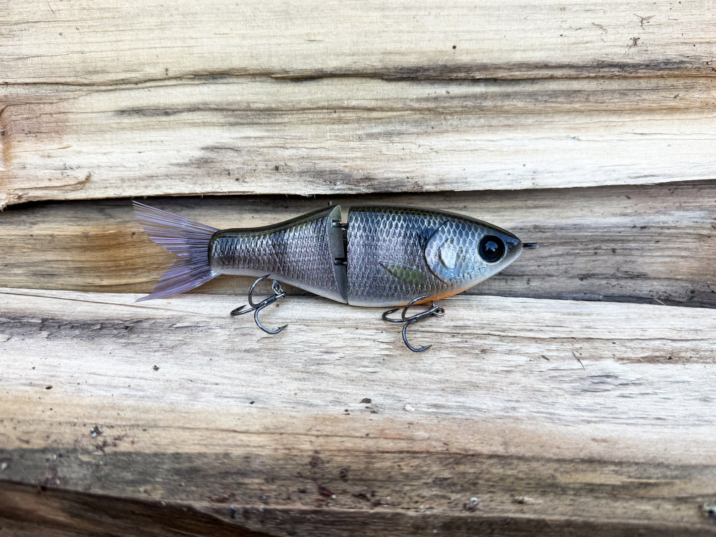 Garrett Customs Painted Clutch Swimbait Co Glide Baits