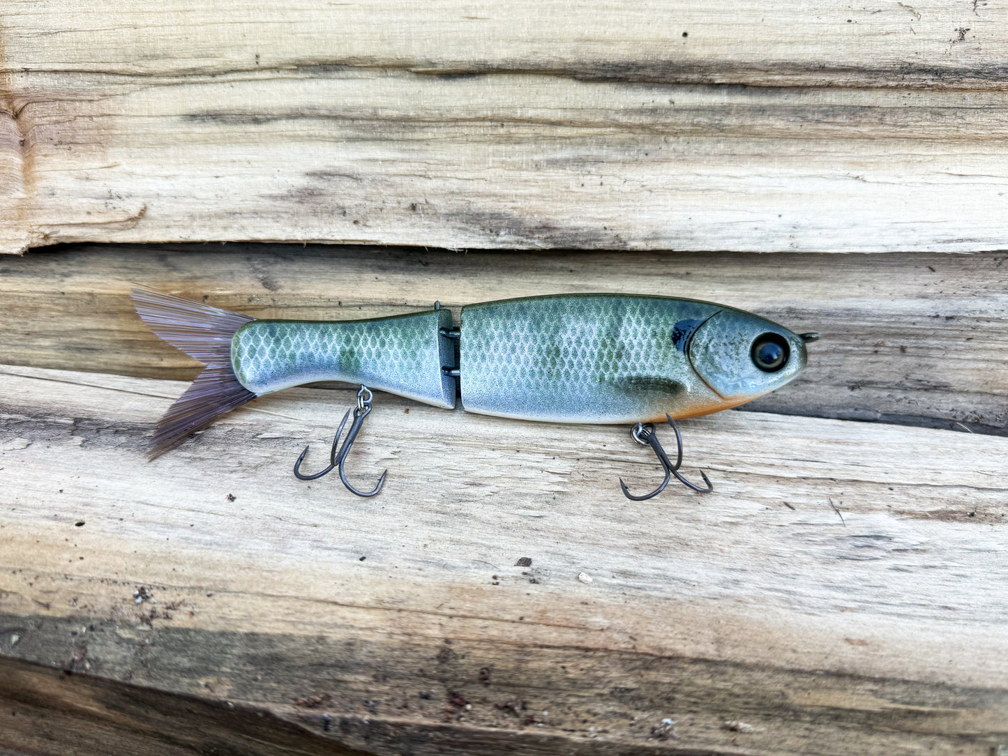 Garrett Customs Painted Clutch Swimbait Co Glide Baits