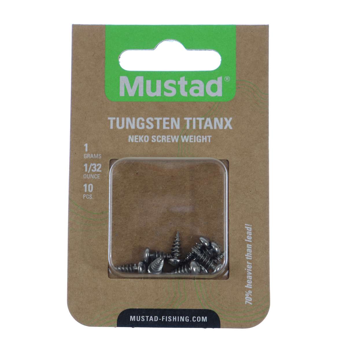 Mustad Tungsten TitanX Neko Screw Weights – Lures and Lead