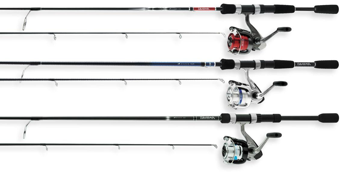 Daiwa D-Shock Freshwater Spinning Combo, Black