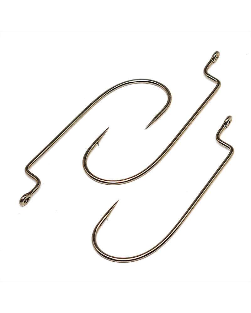 Gamakatsu Spro Offset Worm Hook, Bronze - Size 4/0