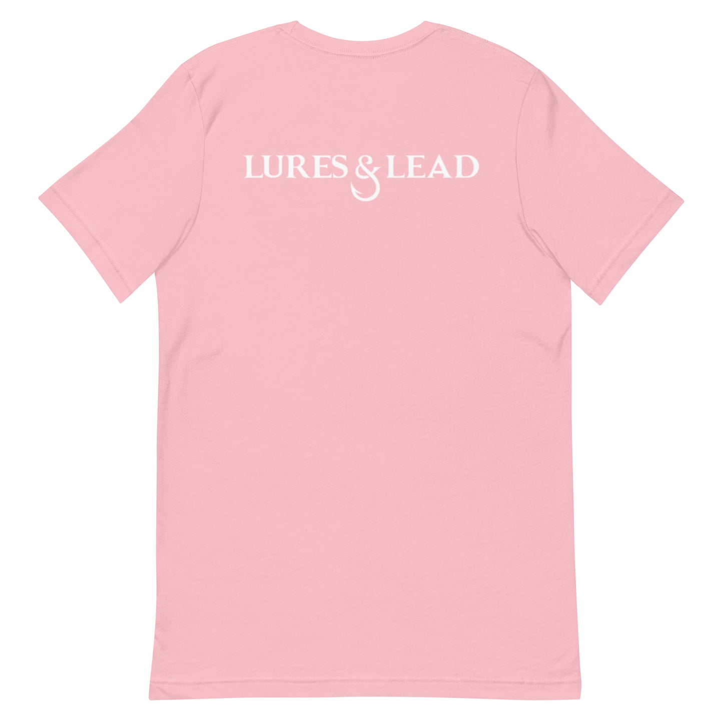 Lures & Lead White Logo Short-Sleeve T-Shirt